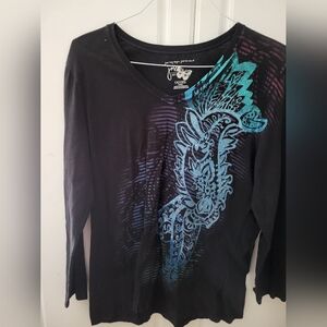 JMS Just My Size Womens Shirt Size 1X Plus EUC